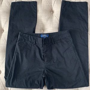 Polo Ralph Lauren boys size 14 black khaki chino pant